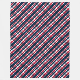 Washington Sports Fan Blue White Play Fleece Deken