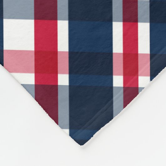 Washington Sports Fan Blue White Play Fleece Deken (Hoek)