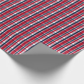 Washington Sports Fan Red White Blue Pset Cadeaupapier (Hoek)