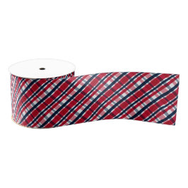 Washington Sports Fan Red White Blue Pset Grosgrain Lint