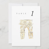 Washington SQ Park New York Trouwtafel nummer (Voorkant)