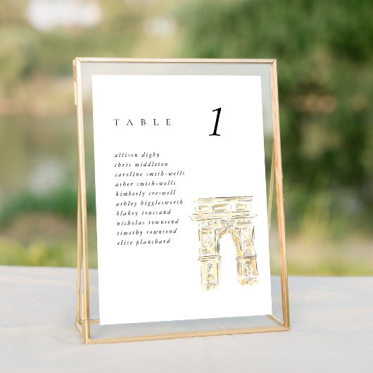 Washington Sq Park New York Wedding-zitgrafiek