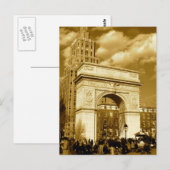 Washington Square Arch Briefkaart (Voorkant / Achterkant)