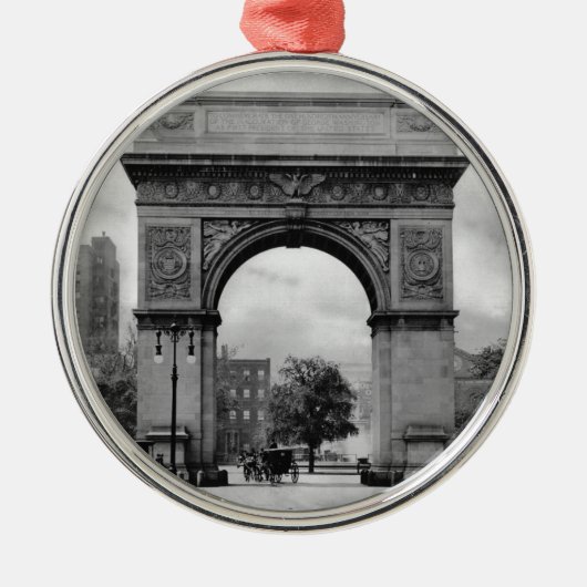 Washington Square Arch Metalen Ornament (Voorkant)