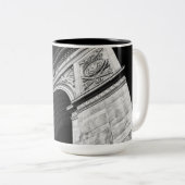Washington Square Arch, NYC Tweekleurige Koffiemok (Voorkant rechts)