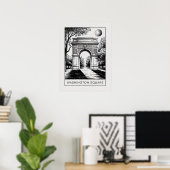Washington square in Manhattan Poster (Thuiskantoor)