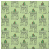 Washington Square Kerstmis NYC Holiday Stof (Swatch)