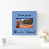 Washington Square, Newport, Rhode Island Vierkante Klok (Huis)