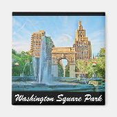 Washington Square Park Magneet (Voorkant)