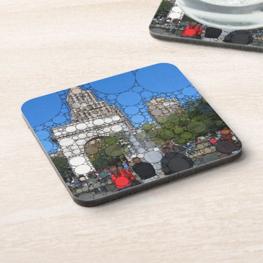 Washington Square Park, New York Bier Onderzetter (Linkerzijde)