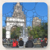 Washington Square Park, New York Bier Onderzetter (Voorkant)