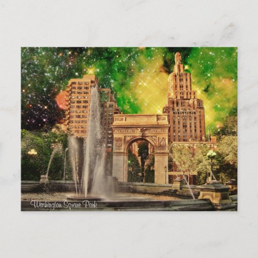 Washington Square Park, NYC Briefkaart (Voorkant)