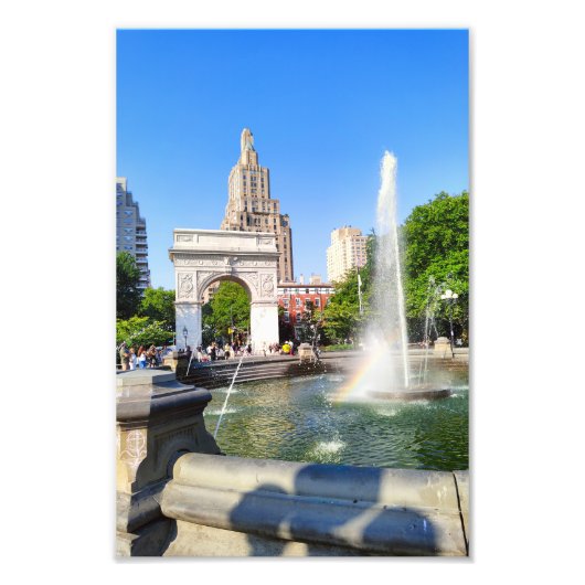 Washington Square Park Poster New York City Foto (Voorkant)