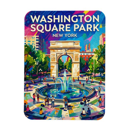 Washington Square Park VS Magneet (Verticaal)