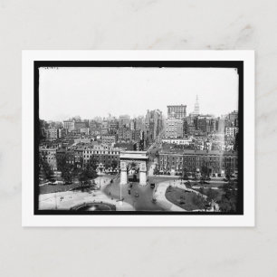 Washington Square, Vintage van New York Briefkaart