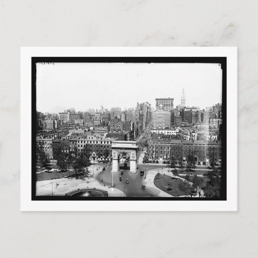 Washington Square, Vintage van New York Briefkaart (Voorkant)