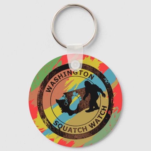 Washington Squatch Watch Sleutelhanger (Voorkant)