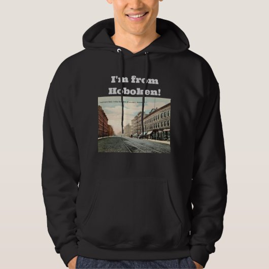 Washington St., Hoboken, New Jersey Hoodie (Voorkant)