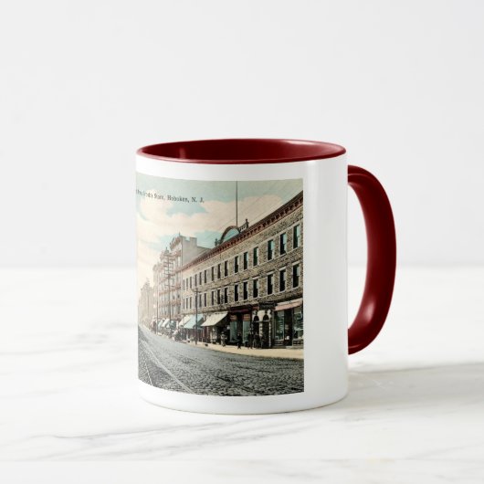 Washington St., Hoboken, New Jersey Mok (Voorkant rechts)