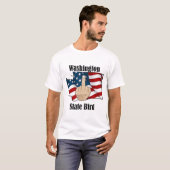 Washington staat vogel t-shirt middelvinger (Voorkant volledig)