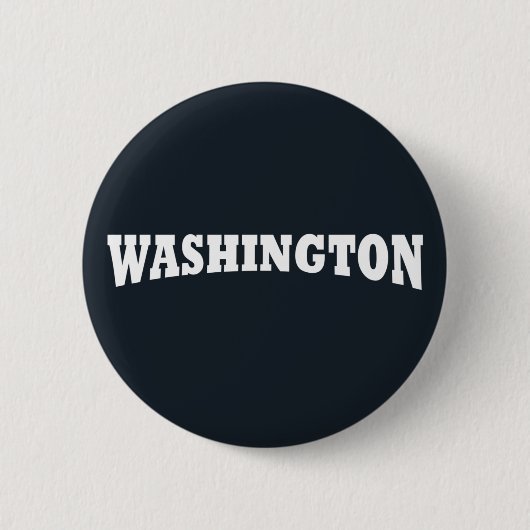 washington stad ronde button 5,7 cm (Voorkant)