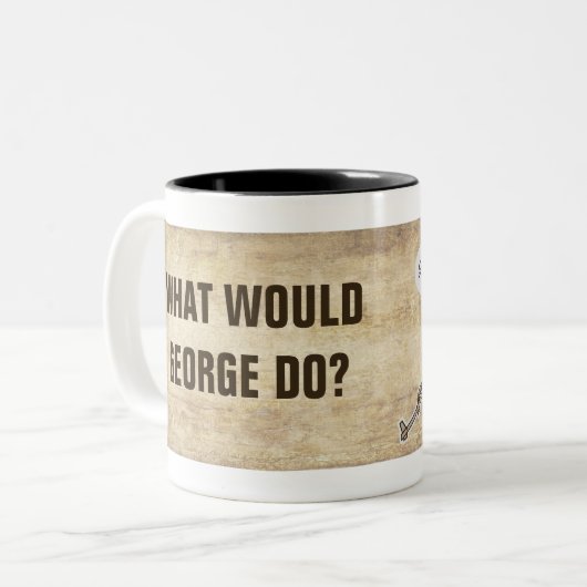 Washington "Start Over"-Mokken Tweekleurige Koffiemok (Voorkant links)