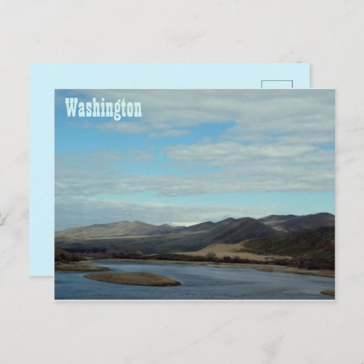 Washington State Briefkaart (Voorkant / Achterkant)