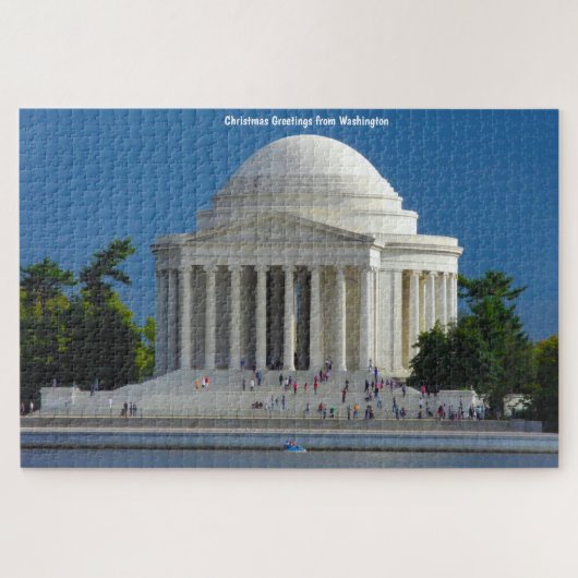 Washington State Capitol DC. Jigzaag Puzzle Legpuzzel (Horizontaal)
