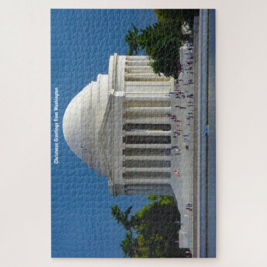 Washington State Capitol DC. Jigzaag Puzzle Legpuzzel (Verticaal)