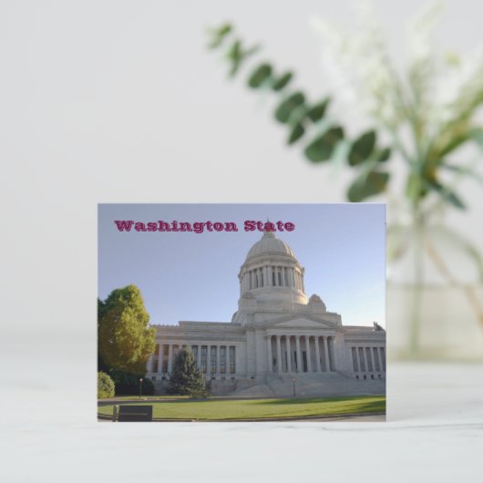 Washington State Capitol, staat Washington Briefkaart (Staand voorkant)