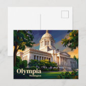 Washington State Capitol VS Briefkaart (Voorkant / Achterkant)