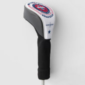Washington State Circle Custom Golf Hoofdhoes Golfheadcover (Schuin)