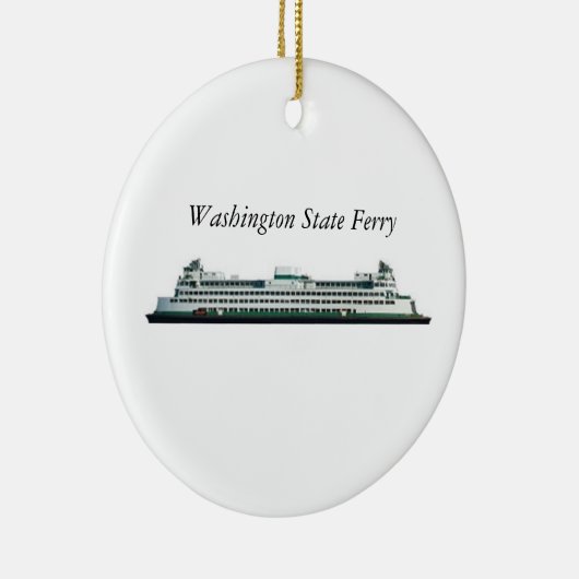Washington State Ferry Keramisch Ornament (Rechts)
