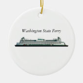 Washington State Ferry Keramisch Ornament (Voorkant)