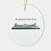 Washington State Ferry Keramisch Ornament (Links)