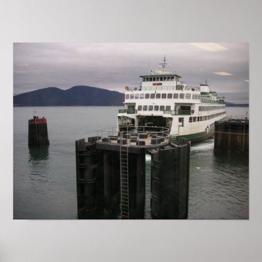 Washington State Ferry Poster (Voorkant)