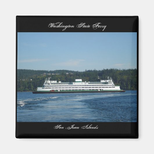 Washington State Ferry, San Juan-eilanden Magneet (Voorkant)