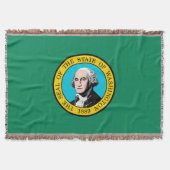 Washington State Flag Design Decor Deken (Voorkant)
