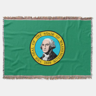 Washington State Flag Design Decor Deken