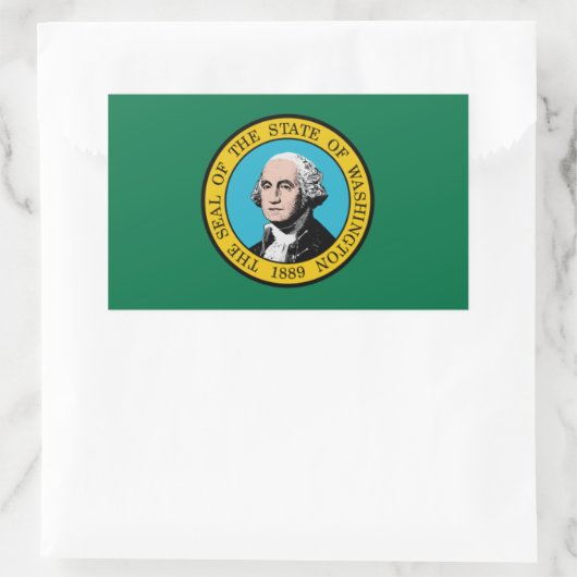Washington State Flag Sticker (Tas)