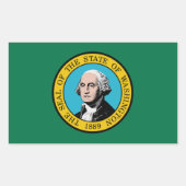 Washington State Flag Sticker (Voorkant)