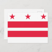Washington State Flag Travel Briefkaart (Voorkant / Achterkant)