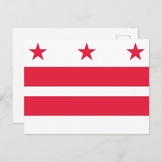 Washington State Flag Travel Briefkaart (Voorkant / Achterkant)