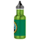 Washington State Flag Vrijheidsfles Waterfles (Rechts)