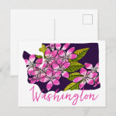 Washington State Flower Briefkaart (Voorkant / Achterkant)