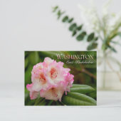Washington State Flower: Coast Rhododendron Briefkaart (Staand voorkant)