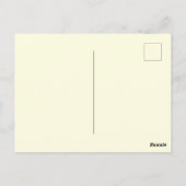 Washington State Map Vintage Postcard Briefkaart (Achterkant)