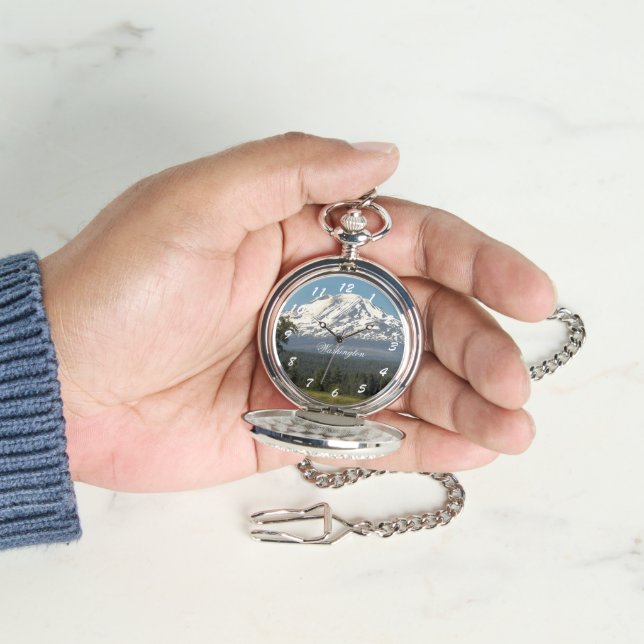 Washington State Mount Adams Horloge (Hand)