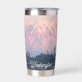 Washington State Mount Rainier Geïsoleerde Drinkbeker (Links)