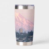 Washington State Mount Rainier Geïsoleerde Drinkbeker (Achterkant)